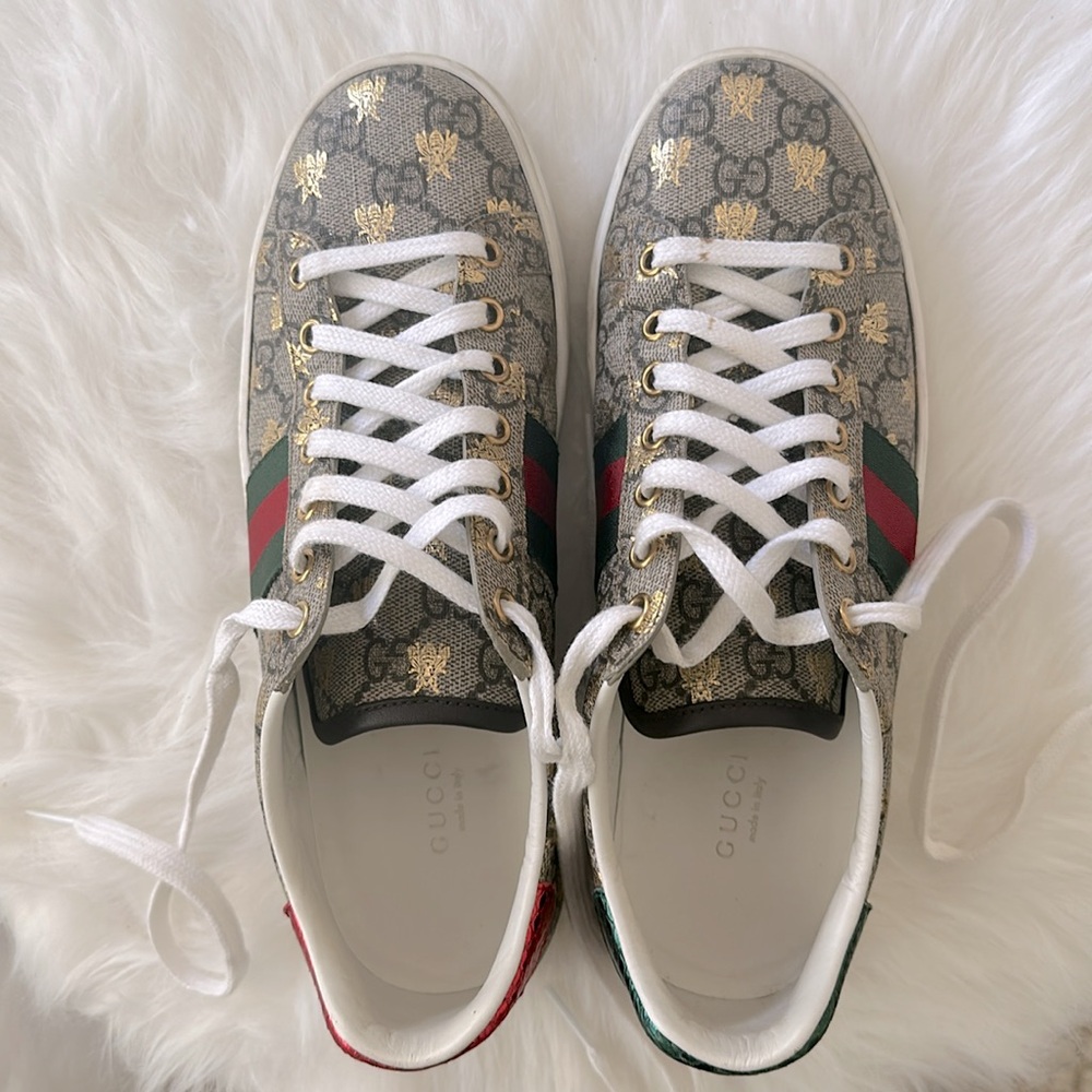 WOMEN'S ACE GG SUPREME SNEAKER WITH BEES SIZE 38